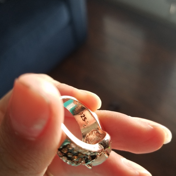 BACK IN STOCK Stunning opal ring - Picture 4 of 4